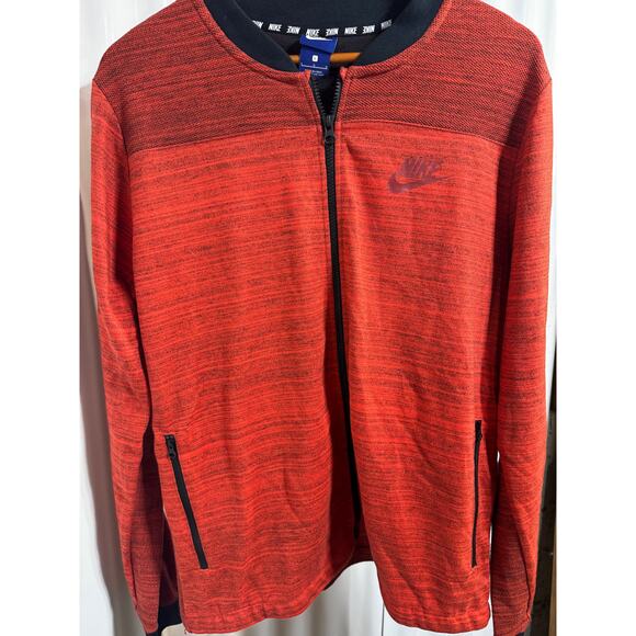 Nike Vintage Tech Knit Full Zip Jacket Team Rare
Red Black Size L - Picture 3 of 12
